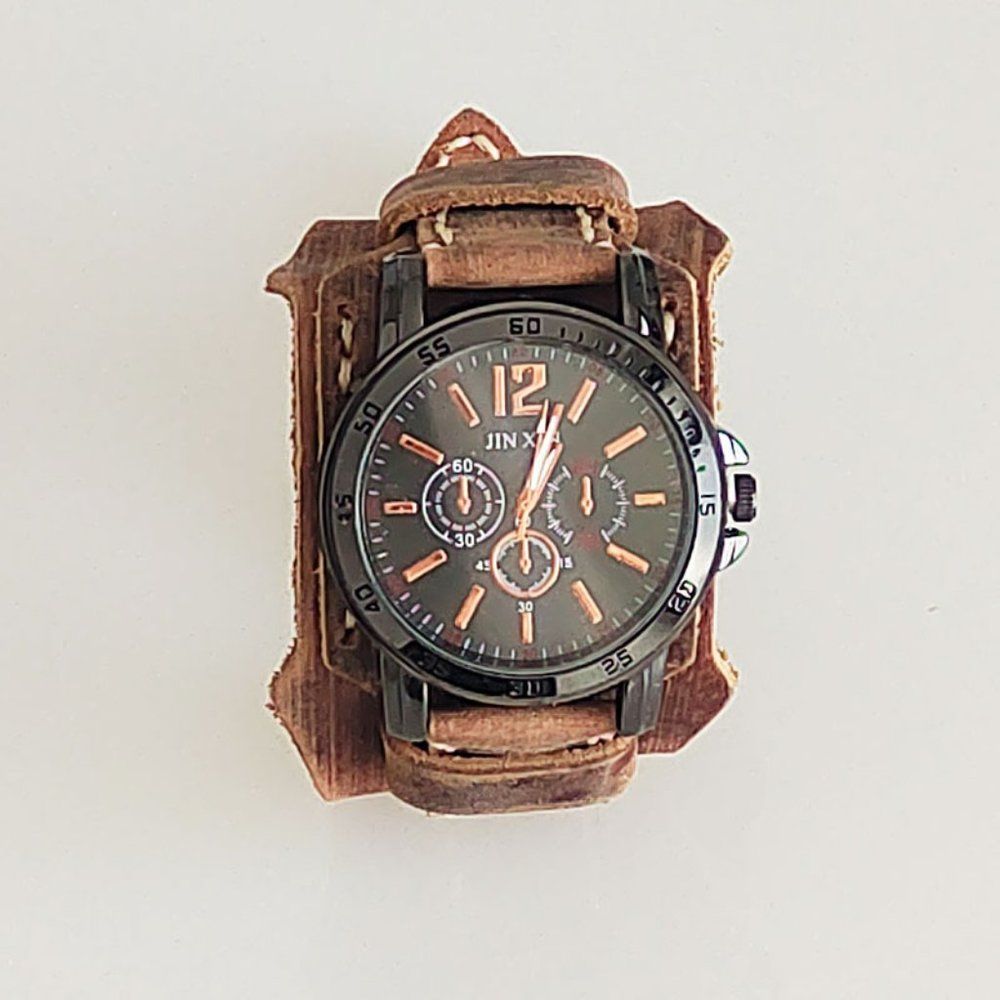 ✨✨BRAND NEW Punk Style Vintage Handmade Leather Watch - Picture 12 of 13